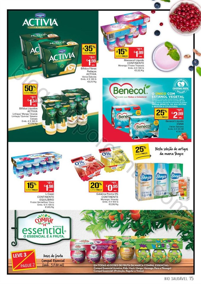 Antevisão Folheto CONTINENTE Alimentação Saudá