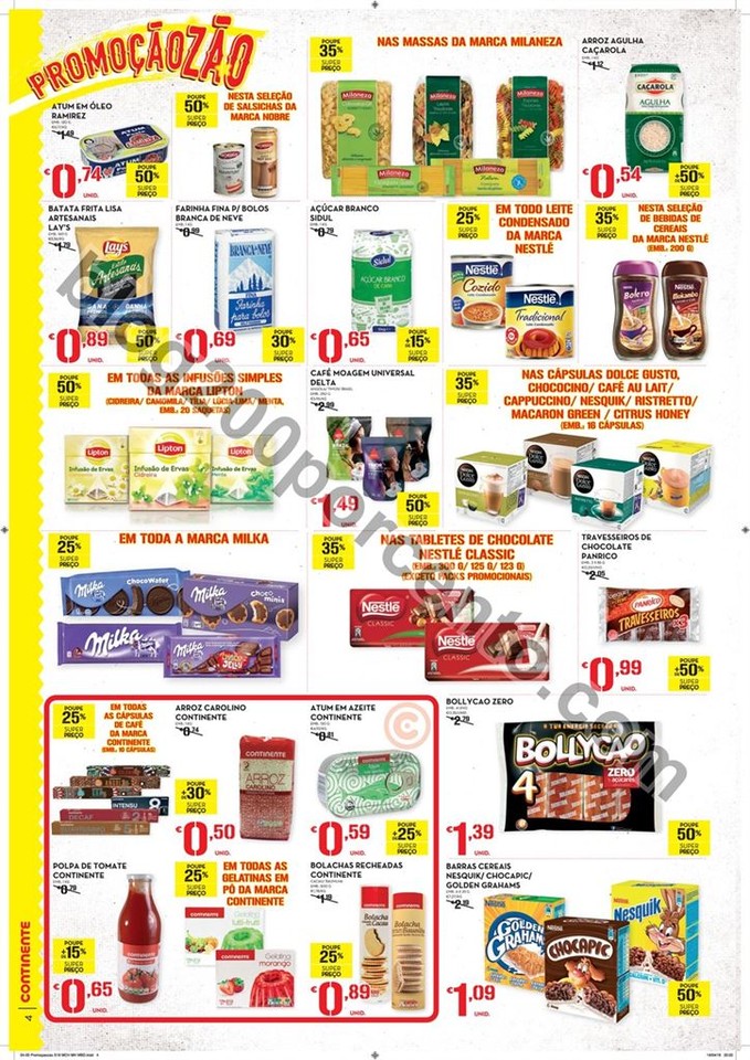 Antevisão Folheto CONTINENTE promoções de 26 ab