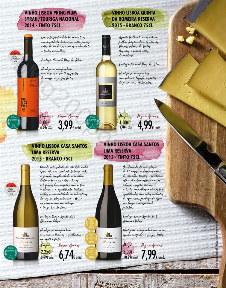 Novo Folheto PINGO DOCE Vinhos &amp; Sabores promoçõ