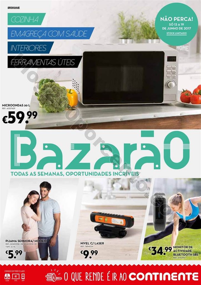 Antevisão Folheto CONTINENTE Bazarão promoções