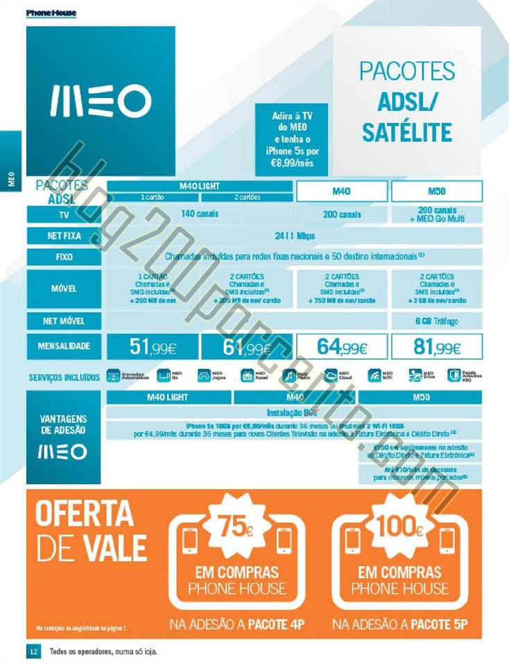 Novo Folheto PHONE HOUSE Natal promoções de 30 n