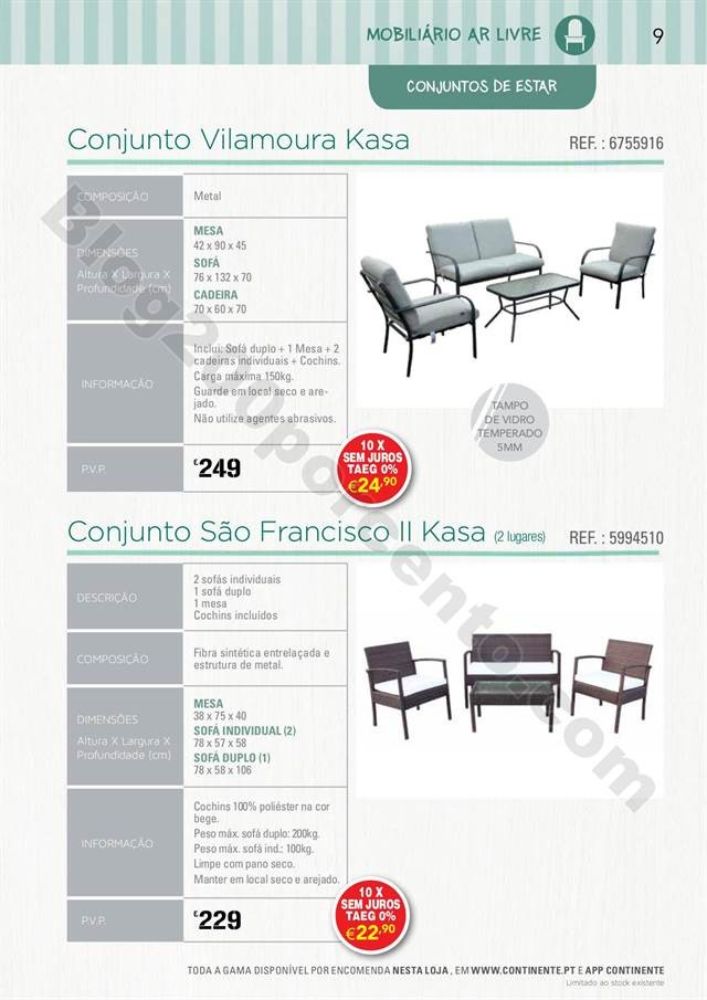 Antevisão Catálogo CONTINENTE Especial Ar Livre 
