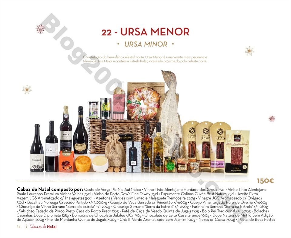 Antevisão Folheto CONTINENTE Cabazes de Natal 201