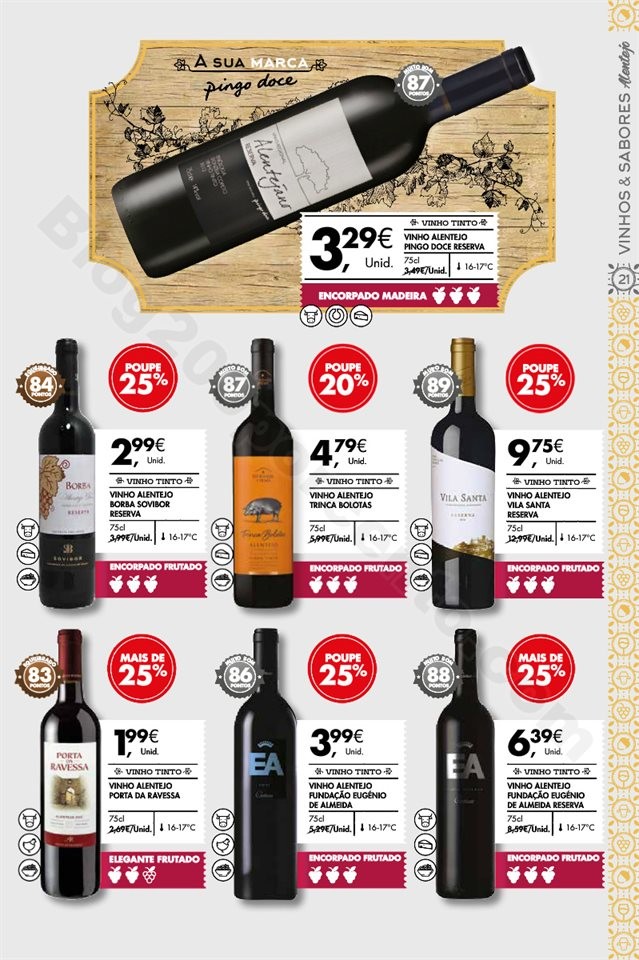 Antevisão Folheto PINGO DOCE Vinhos e Sabores Pro