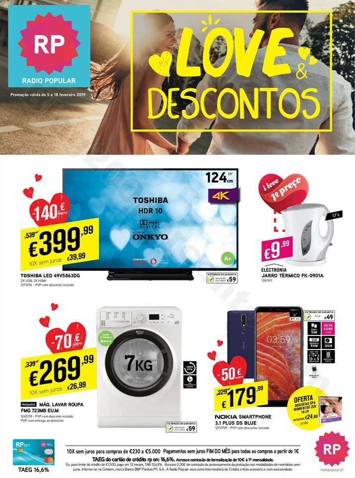 Antevisão Folheto RADIO POPULAR Promoções de 5 