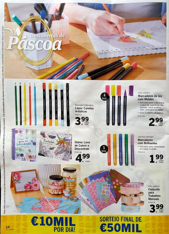 antevisao folheto lidl bazar 18 março e 21 março