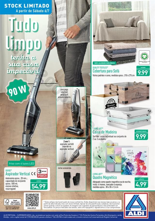 Antevisão Folheto ALDI Promoções a partir de 3 