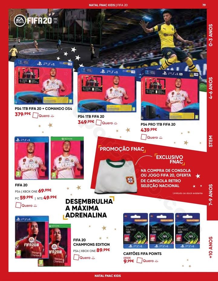Antevisão Folheto Natal FNAC Kids promoções at
