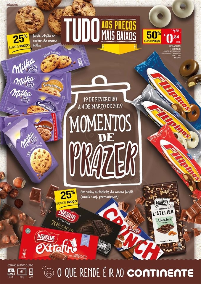 Antevisão Folheto CONTINENTE Doces Promoções de