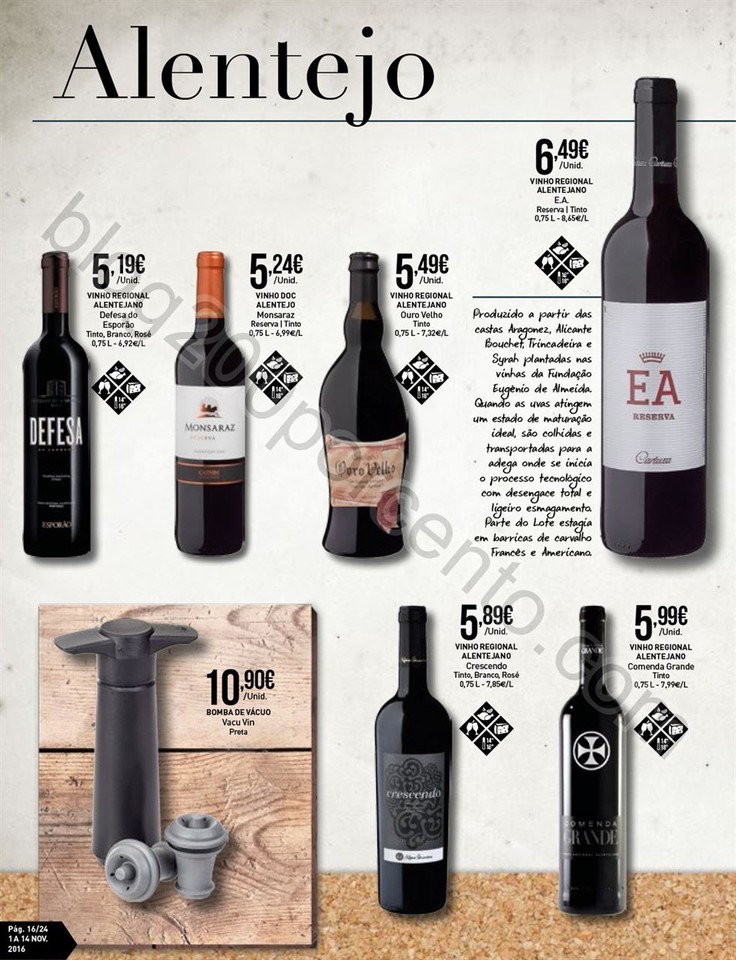 Antevisão Folheto INTERMARCHÉ Vinhos promoções