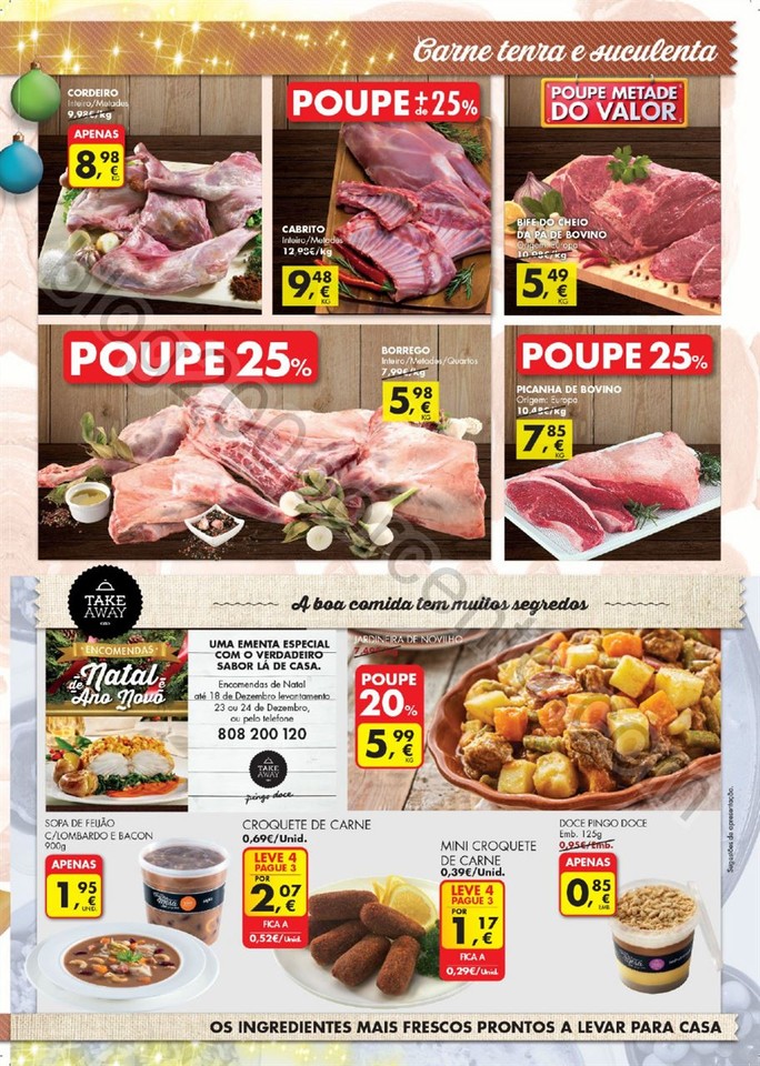 Antevisão Folheto PINGO DOCE Frescos de 6 a 8 dez