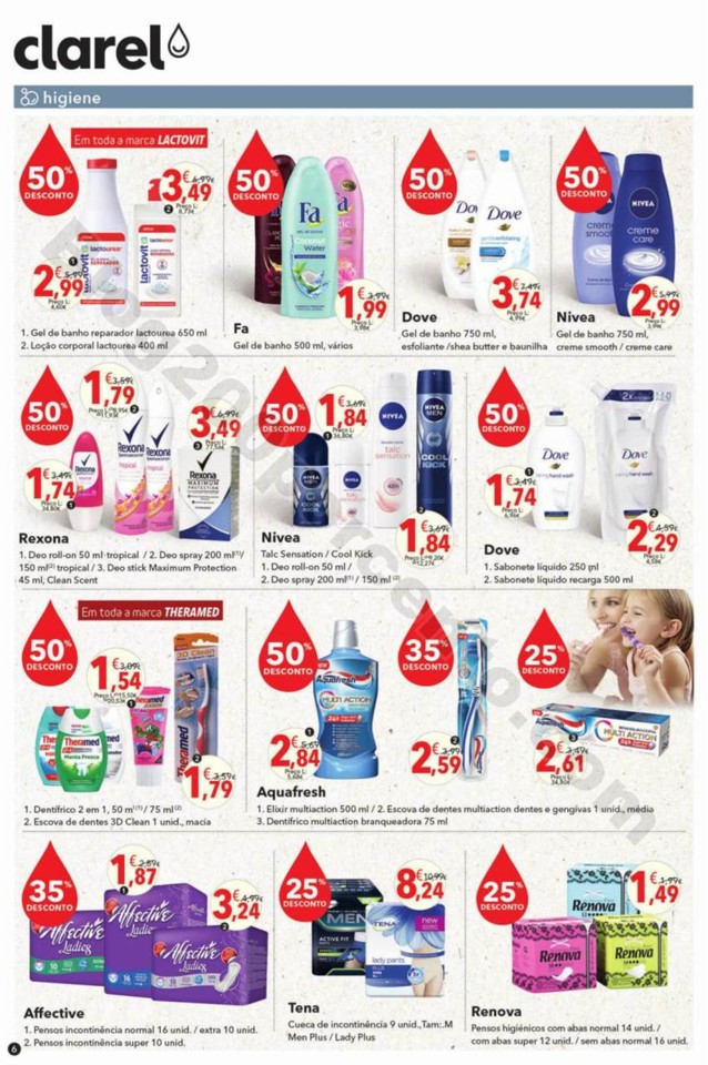 Antevisão Folheto CLAREL Promoções de 4 a 17 ja