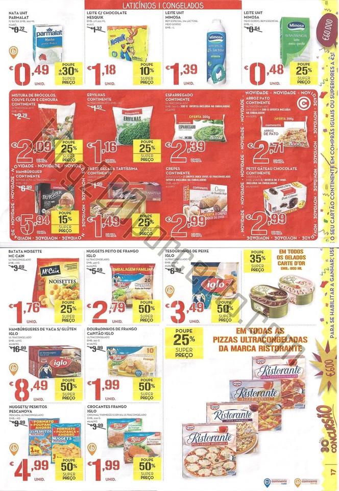 Antevisão Folheto CONTINENTE Promoções de 1 a 7