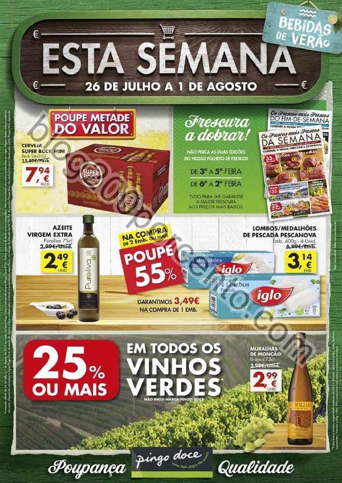 Antevisão Folheto PINGO DOCE Super de 26 julho a 