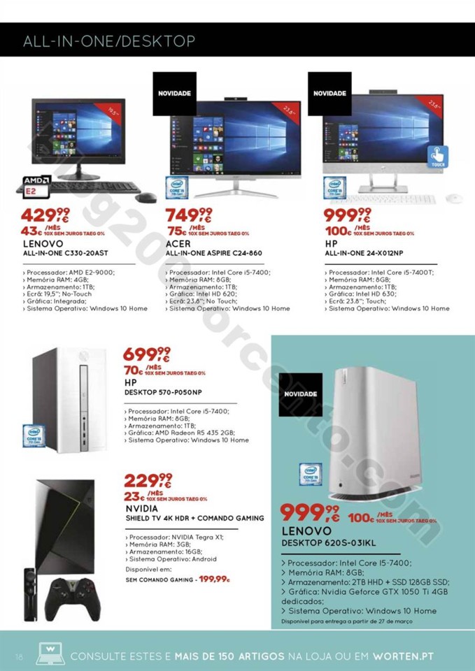 Antevisão Folheto WORTEN Tecnologia promoções d