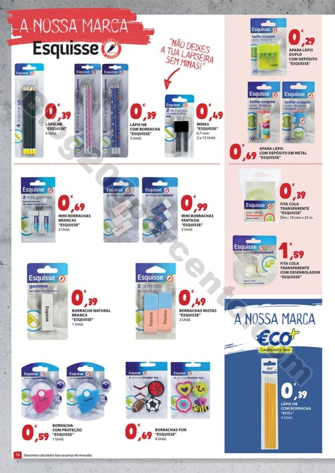 Antevisão Folheto E-LECLERC Regresso às aulas p