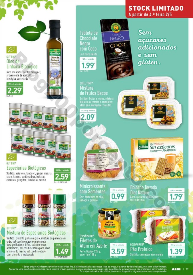 Antevisão Folheto ALDI Dia da mãe promoções a 