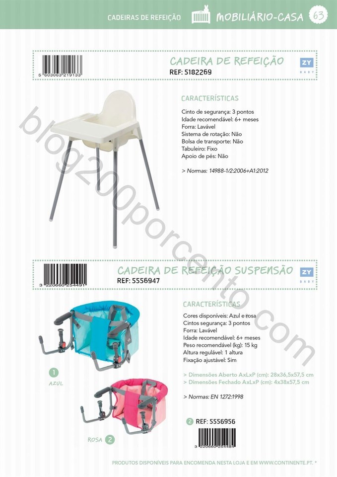 Catálogo técnico puericultura CONTINENTE Promoç