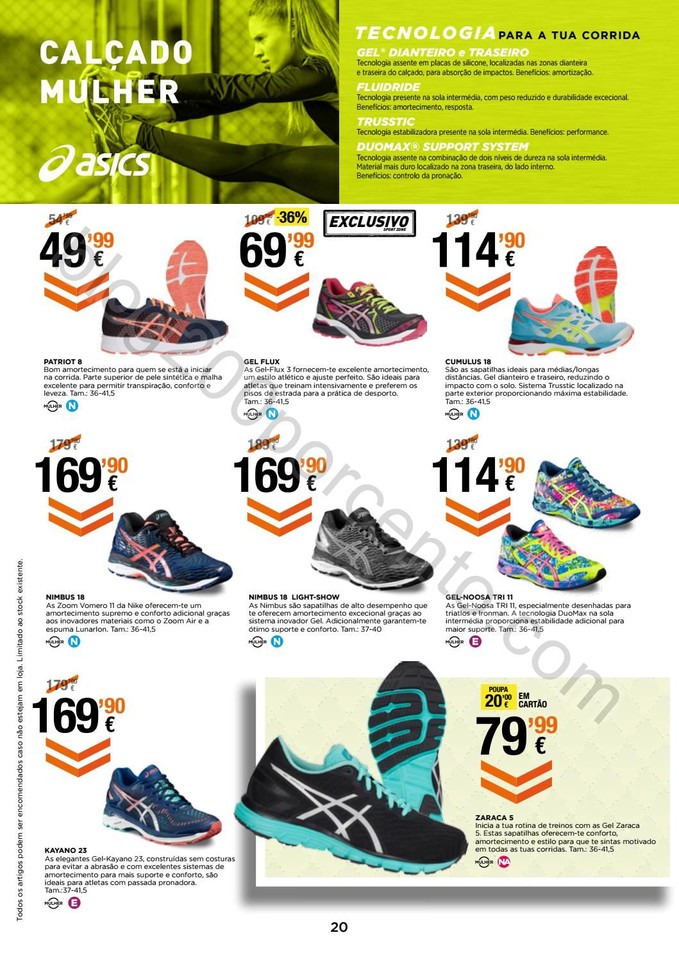 Novo Folheto SPORT ZONE Running de 14 setembro a 1