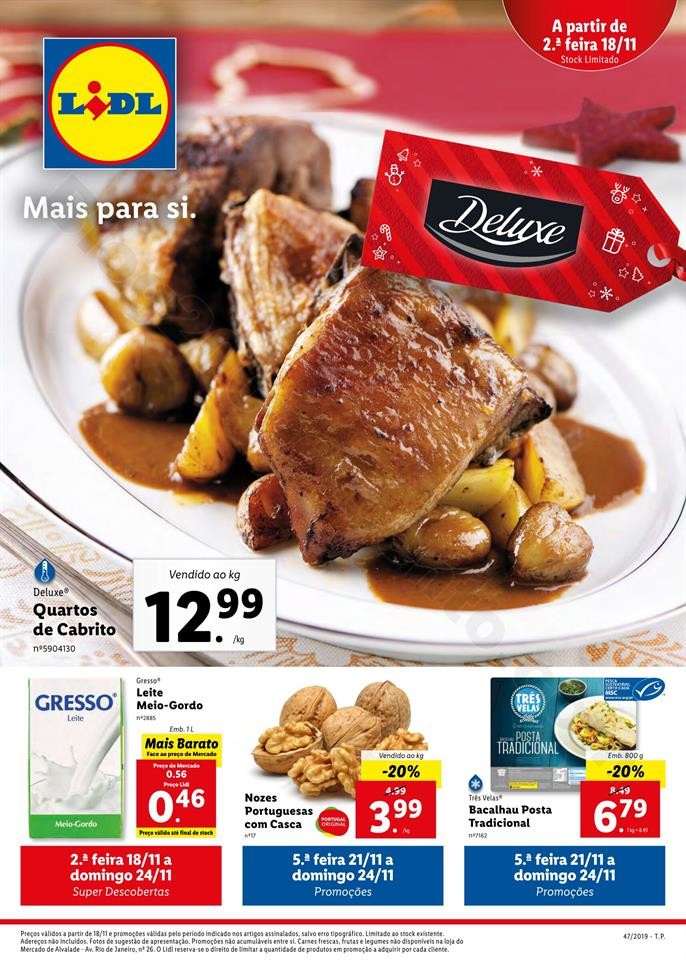 Antevisão Folheto LIDL Promoções de 18 a 24 nov