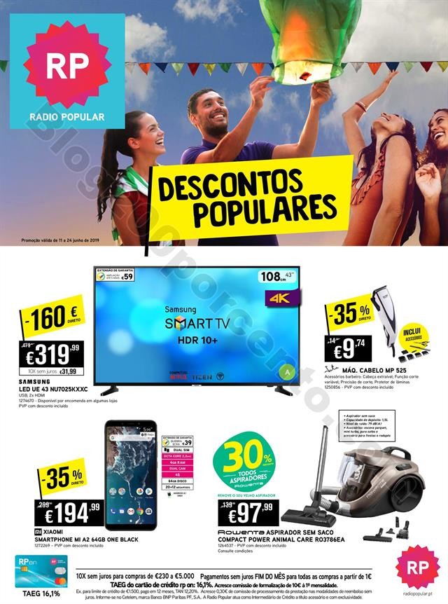 Antevisão Folheto RADIO POPULAR Promoções de 11