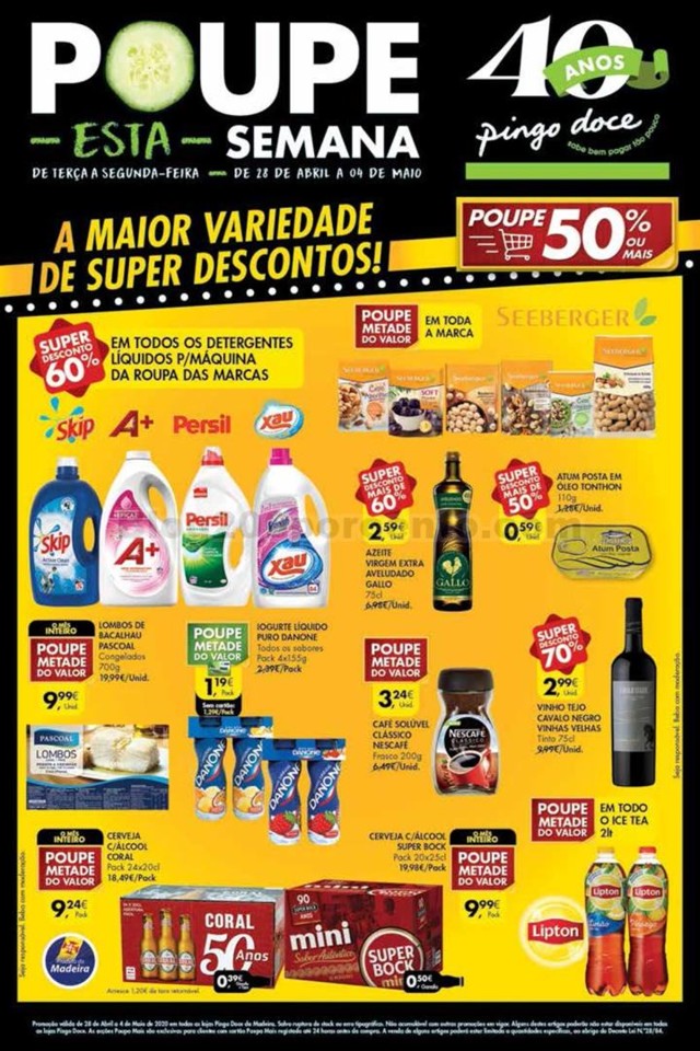 Antevisão Folheto PINGO DOCE Madeira Promoções 