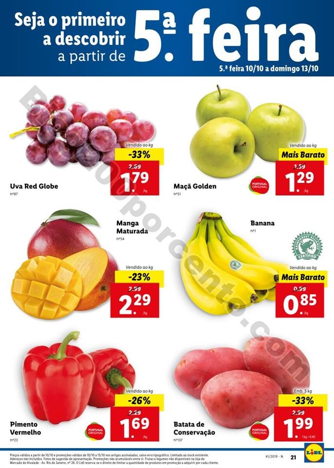 Antevisão Folheto LIDL Promoções de 7 a 13 outu