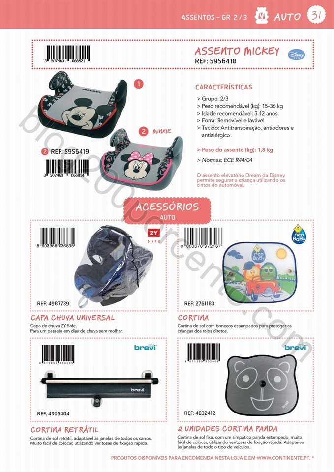 Catálogo técnico puericultura CONTINENTE Promoç