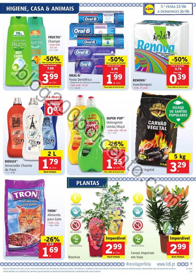 Antevisão Folheto LIDL Promoções de 23 a 29 jun