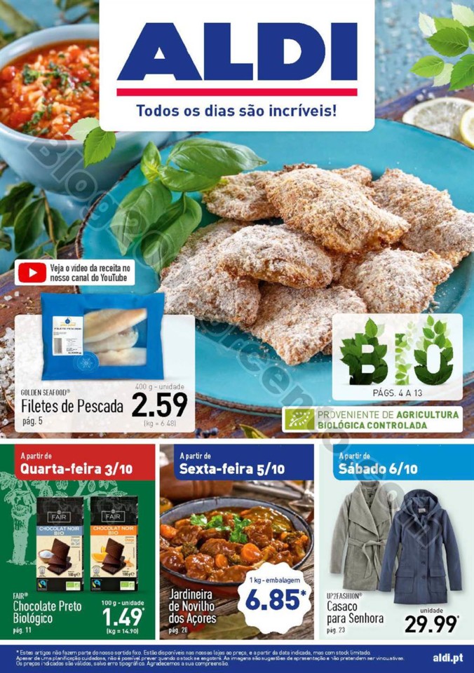 Antevisão Folheto ALDI Promoções a partir de 3 