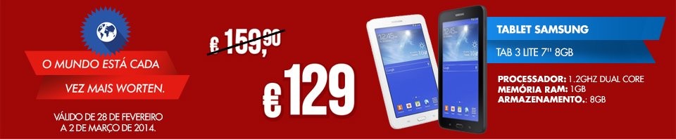 Promoção | WORTEN | de 28 fevereiro a 2 março