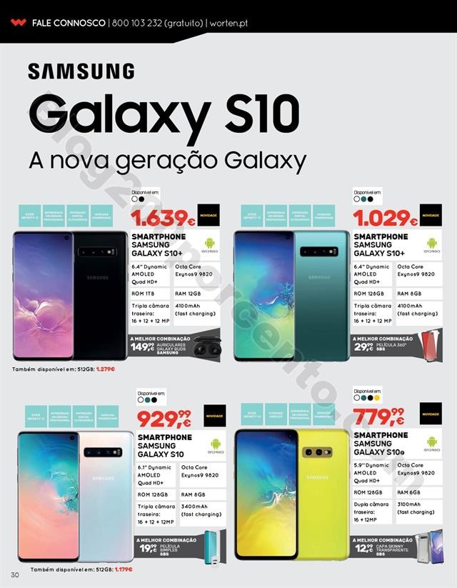 Antevisão Folheto WORTEN Mobile Promoções de 30