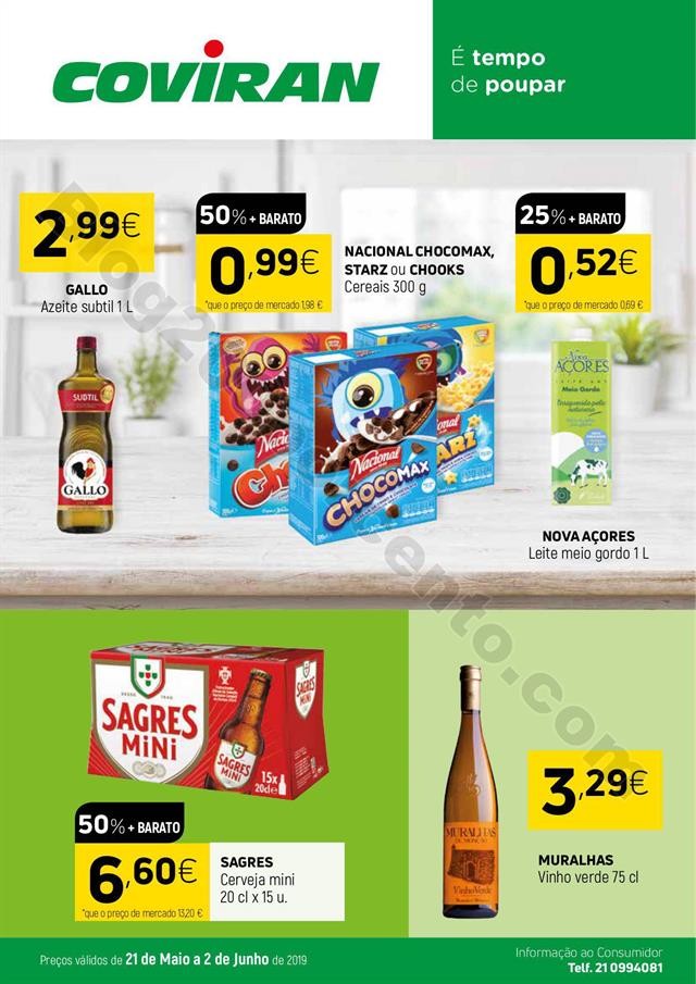 Antevisão Folheto COVIRAN Promoções de 21 maio 