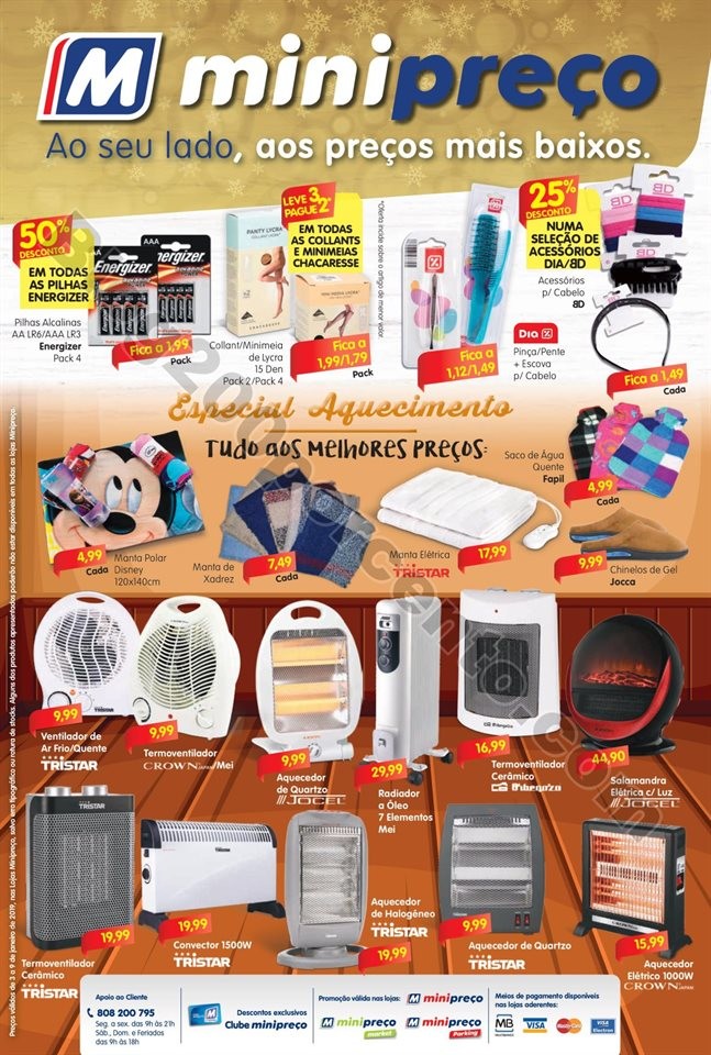 Antevisão Folheto MINIPREÇO Nacional 3 a 9 janei