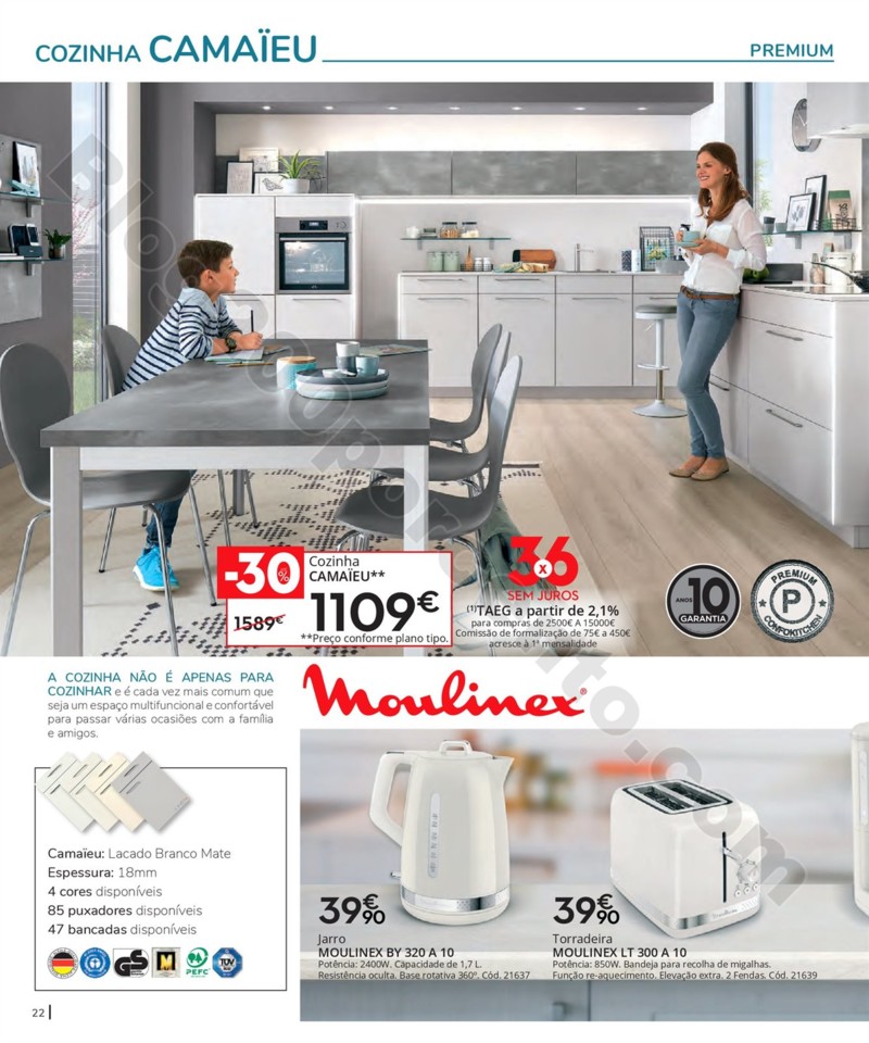 Antevisão Folheto CONFORAMA Cozinhas promoções 