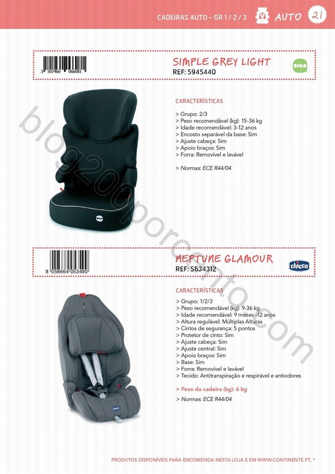 Catálogo técnico puericultura CONTINENTE Promoç