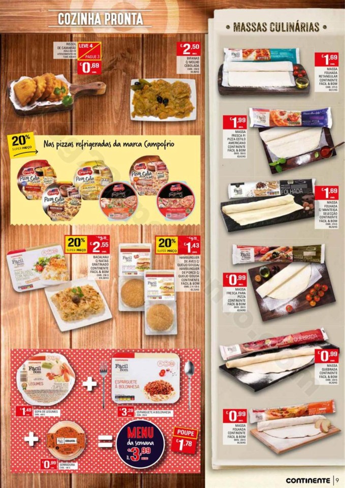Antevisão Folheto CONTINENTE Promoções de 31 ou