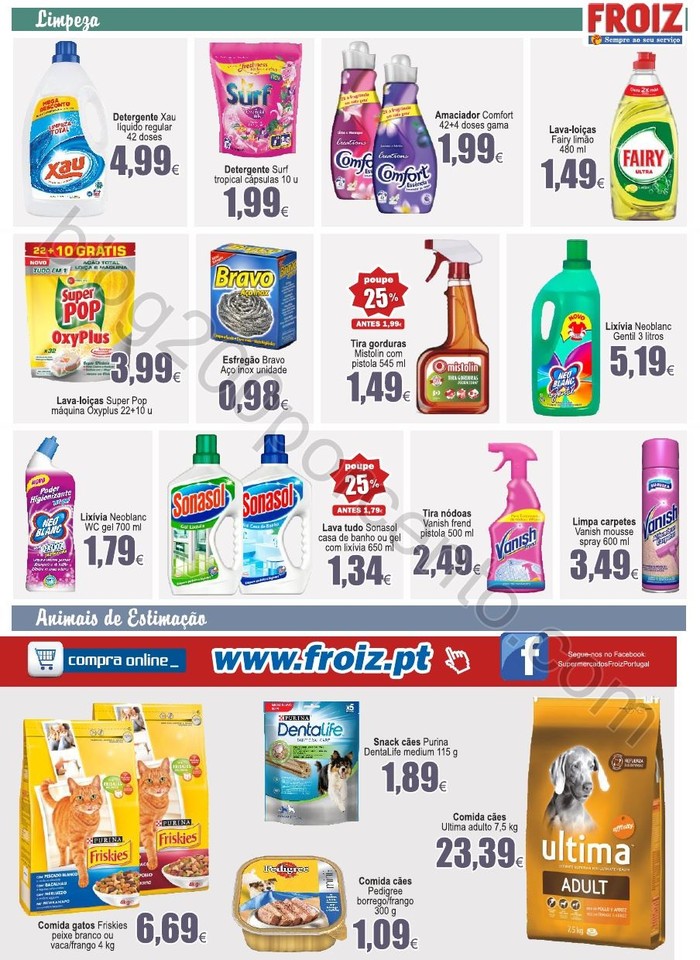 Antevisão Folheto FROIZ Promoções de 12 a 27 ab