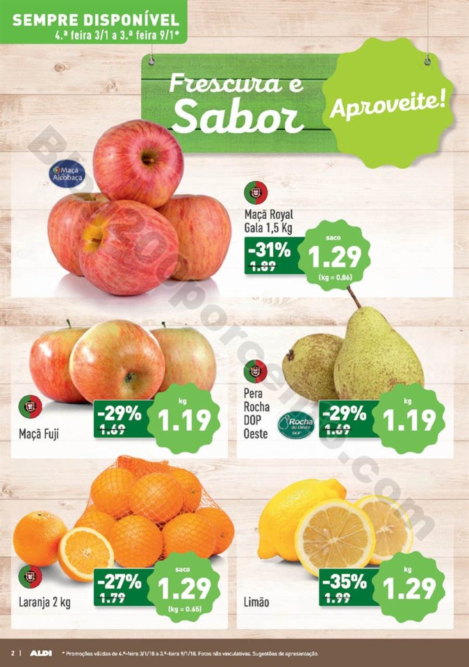 Antevisão Folheto ALDI Promoções a partir de 3 