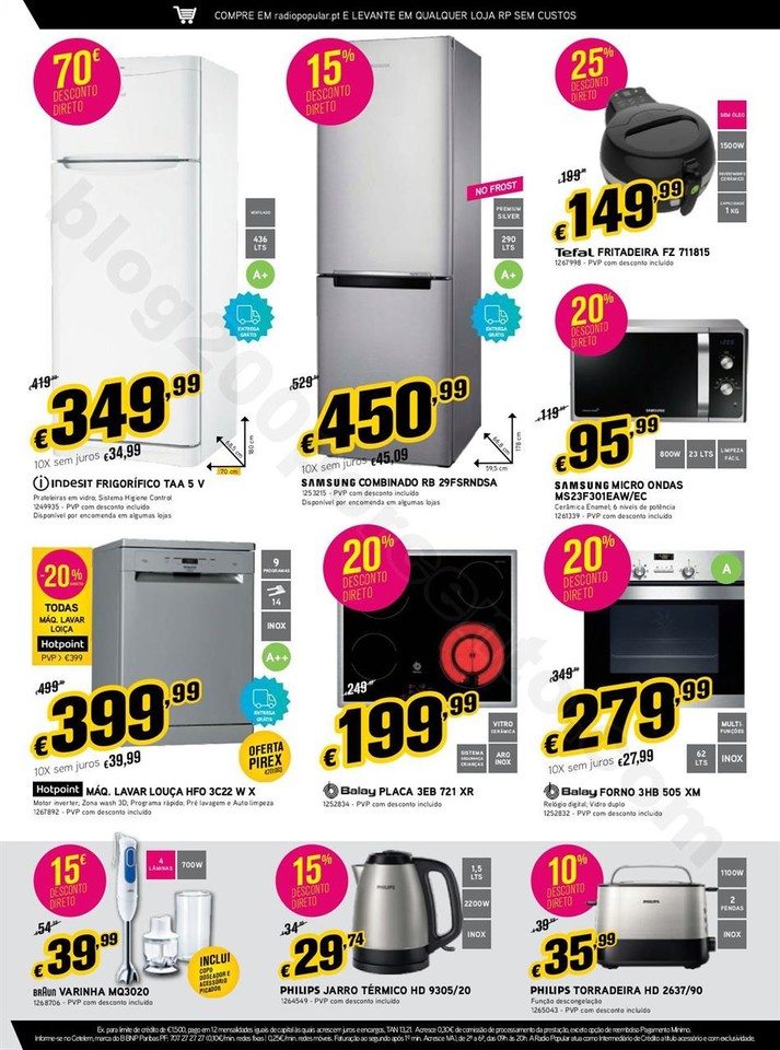 Antevisão Folheto RADIO POPULAR Promoções de 4 