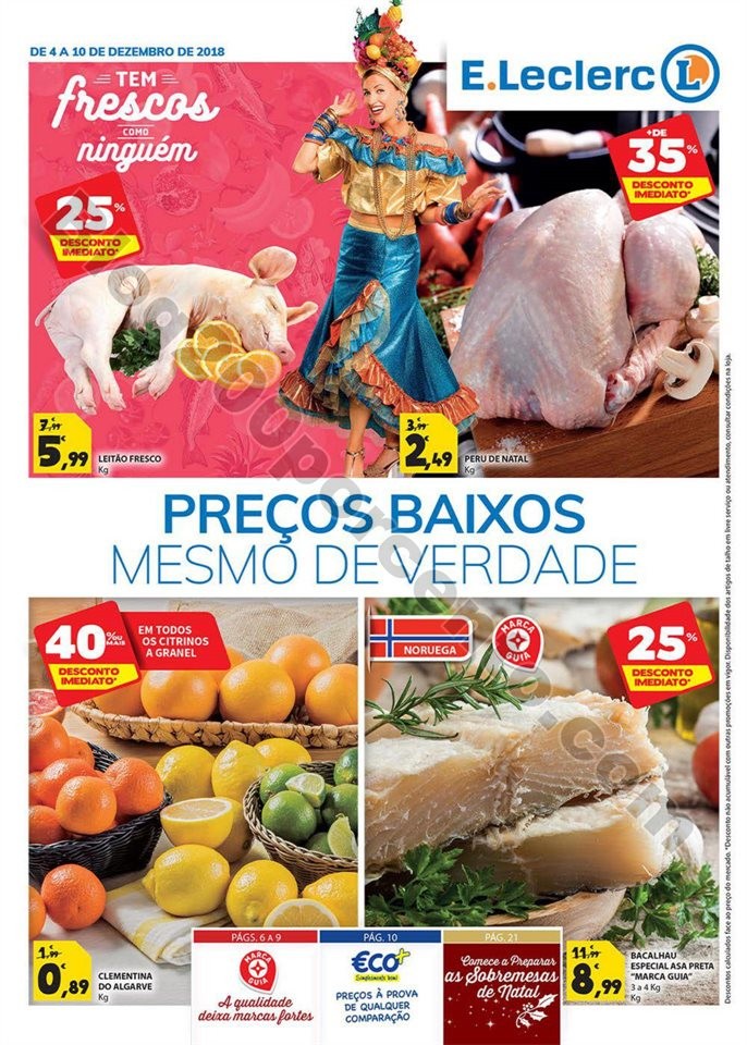 Antevisão Folheto E-LECLERC Promoções de 4 a 10