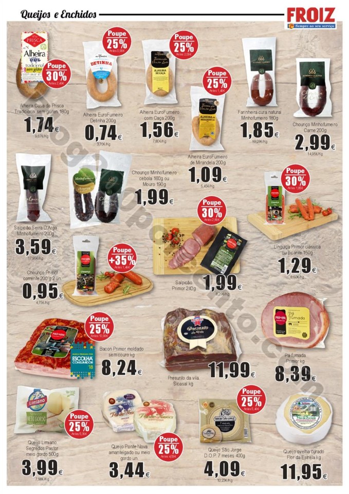 Antevisão Folheto FROIZ Promoções de 11 a 24 ou