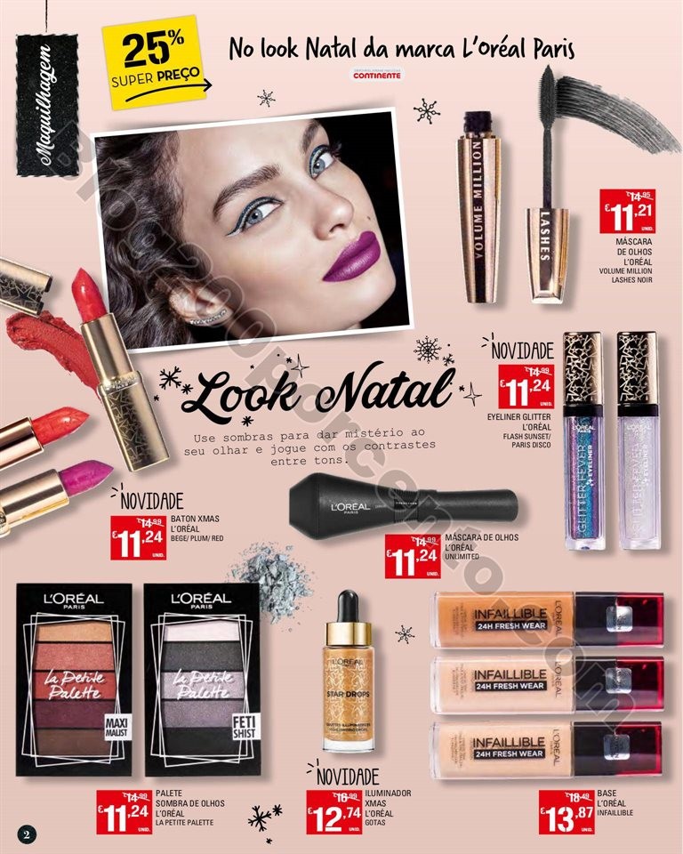 Antevisão Folheto CONTINENTE Fim de ano em Beleza
