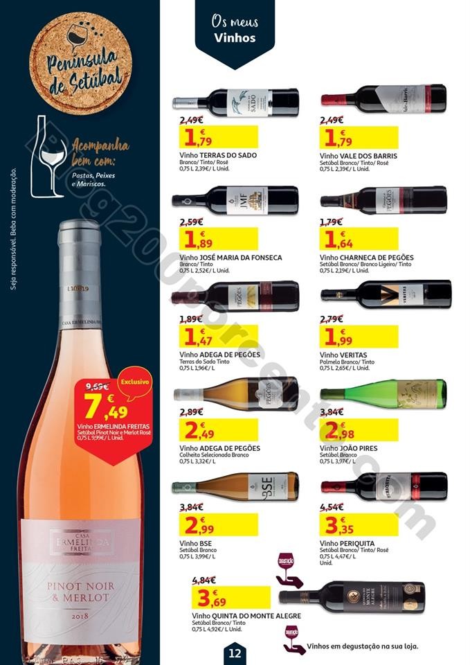 Antevisão Folheto AUCHAN Vinhos e Sabores Promoç