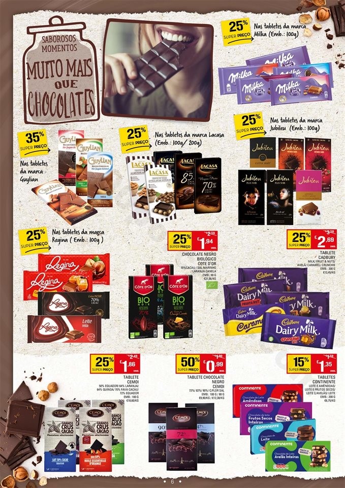 Antevisão Folheto CONTINENTE Doces Promoções de