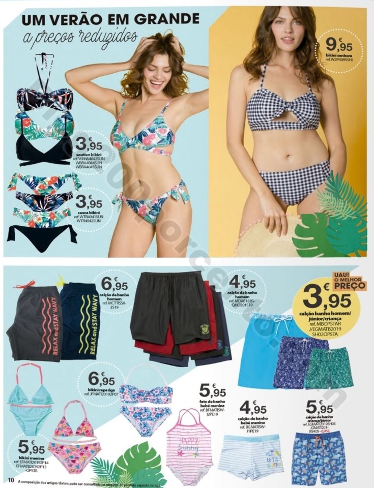 Antevisão Folheto E-LECLERC Moda Verão promoçõ