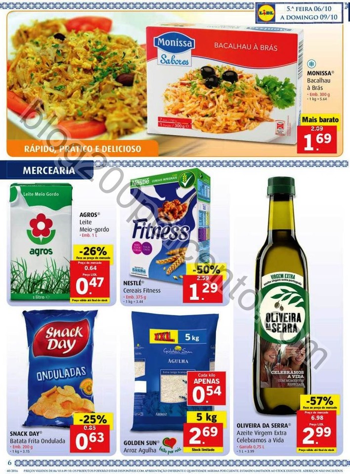 Antevisão Folheto LIDL Promoções semana de 6 a 