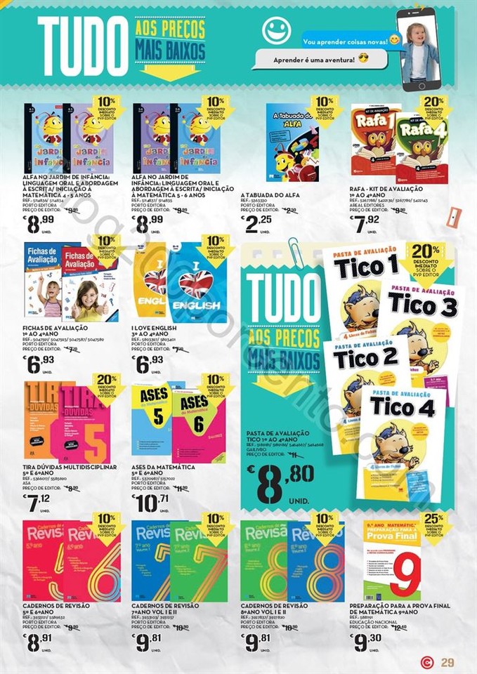 Antevisão Folheto CONTINENTE Regresso às aulas d