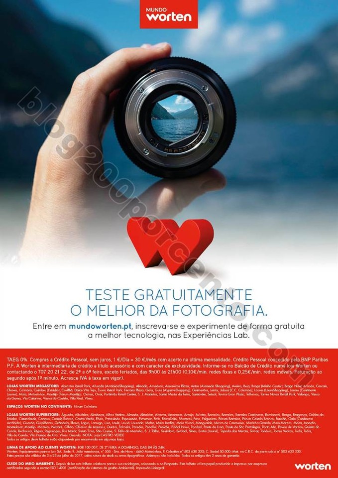 Antevisão Folheto Extra WORTEN Fotografia promoç