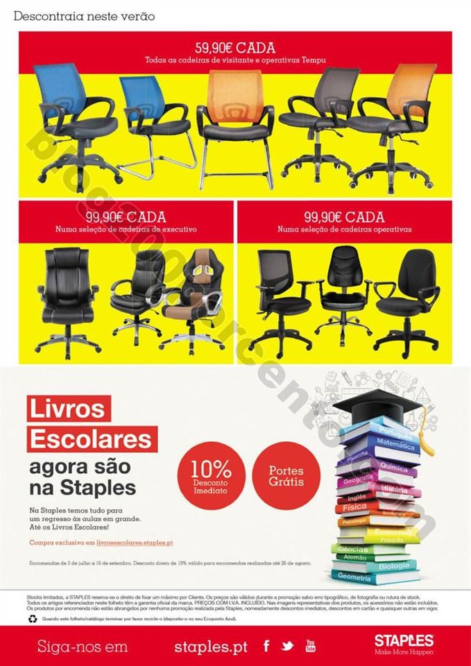 Antevisão Folheto STAPLES Promoções de 19 a 25 